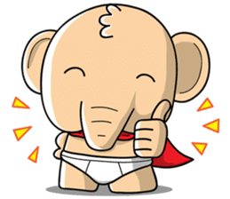 Ijah! the Weird Baby Elephant sticker #13302898