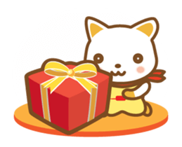 ninja cat haku02 moving! happy birthday! sticker #13302942
