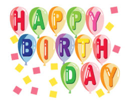 ninja cat haku02 moving! happy birthday! sticker #13302947