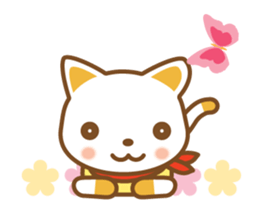 ninja cat haku02 moving! happy birthday! sticker #13302952