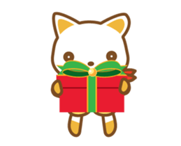 ninja cat haku02 moving! happy birthday! sticker #13302956