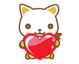 ninja cat haku02 moving! happy birthday! sticker #13302957