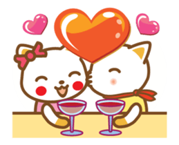 ninja cat haku02 moving! happy birthday! sticker #13302958