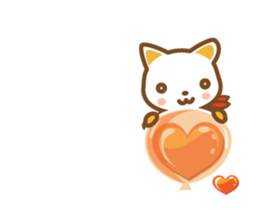 ninja cat haku02 moving! happy birthday! sticker #13302959