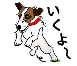 Day to day Jack Russell Terrier sticker #13303133
