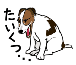 Day to day Jack Russell Terrier sticker #13303136