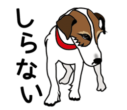 Day to day Jack Russell Terrier sticker #13303138