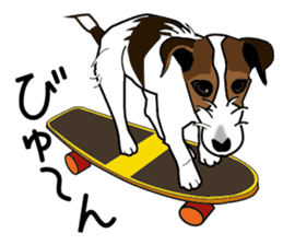 Day to day Jack Russell Terrier sticker #13303140