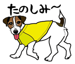 Day to day Jack Russell Terrier sticker #13303151