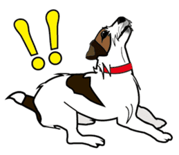 Day to day Jack Russell Terrier sticker #13303156