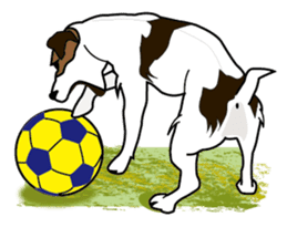 Day to day Jack Russell Terrier sticker #13303157