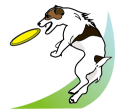 Day to day Jack Russell Terrier sticker #13303158