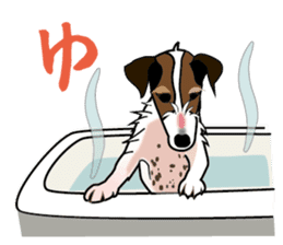 Day to day Jack Russell Terrier sticker #13303159