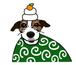 Day to day Jack Russell Terrier sticker #13303160