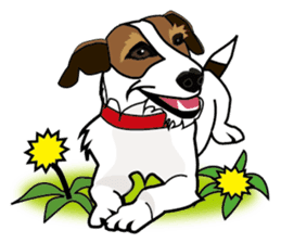 Day to day Jack Russell Terrier sticker #13303161
