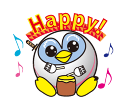 Move! Penguin Ninja sticker #13303317