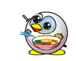 Move! Penguin Ninja sticker #13303326