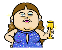 Move Shining Sticker ! jewelry with girl sticker #13303418