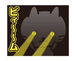 Everyday of white cat Chiro move sticker #13304182