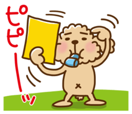 Putaro the Poodle 8 sticker #13304516