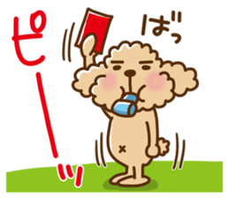 Putaro the Poodle 8 sticker #13304517