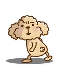 Putaro the Poodle 8 sticker #13304518