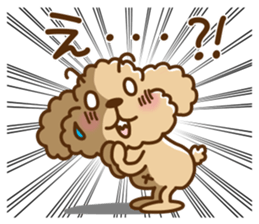 Putaro the Poodle 8 sticker #13304524