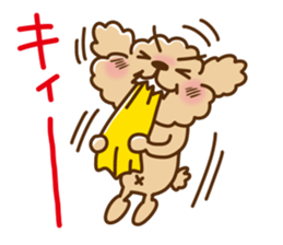 Putaro the Poodle 8 sticker #13304531