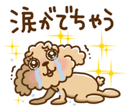 Putaro the Poodle 8 sticker #13304533