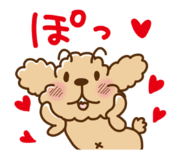Putaro the Poodle 8 sticker #13304539