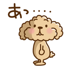 Putaro the Poodle 8 sticker #13304544