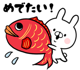 New Year's rabbite sticker #13304609