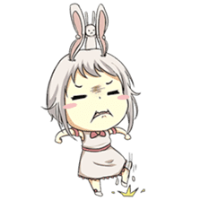 Little Bunny Girl sticker #13304824
