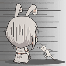 Little Bunny Girl sticker #13304825