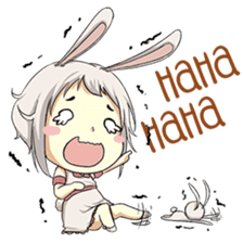 Little Bunny Girl sticker #13304839