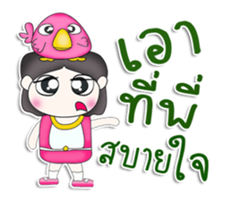 Mr. Tashi. Love bird sticker #13305178