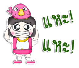 Mr. Tashi. Love bird sticker #13305180