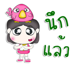 Mr. Tashi. Love bird sticker #13305182