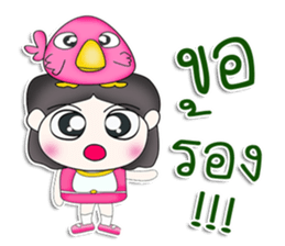 Mr. Tashi. Love bird sticker #13305185