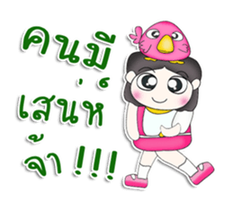 Mr. Tashi. Love bird sticker #13305187