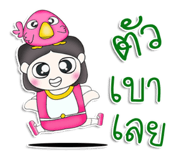 Mr. Tashi. Love bird sticker #13305202