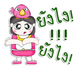 Mr. Tashi. Love bird sticker #13305203