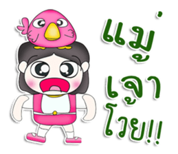 Mr. Tashi. Love bird sticker #13305206