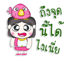 Mr. Tashi. Love bird sticker #13305211