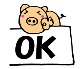 pig that can be uaed9 sticker #13306059