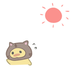 Kitten chick sticker #13306182