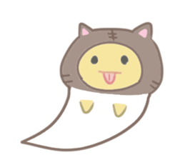Kitten chick sticker #13306200