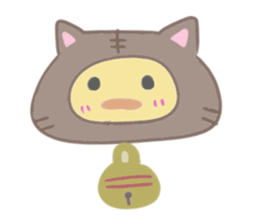 Kitten chick sticker #13306207