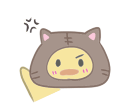Kitten chick sticker #13306211
