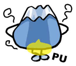 Japan's Mount Fuji 2 sticker #13307175